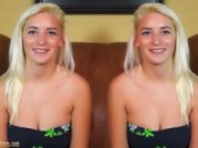 Blonda Filmata In Timp Ce Se Masturbeaza